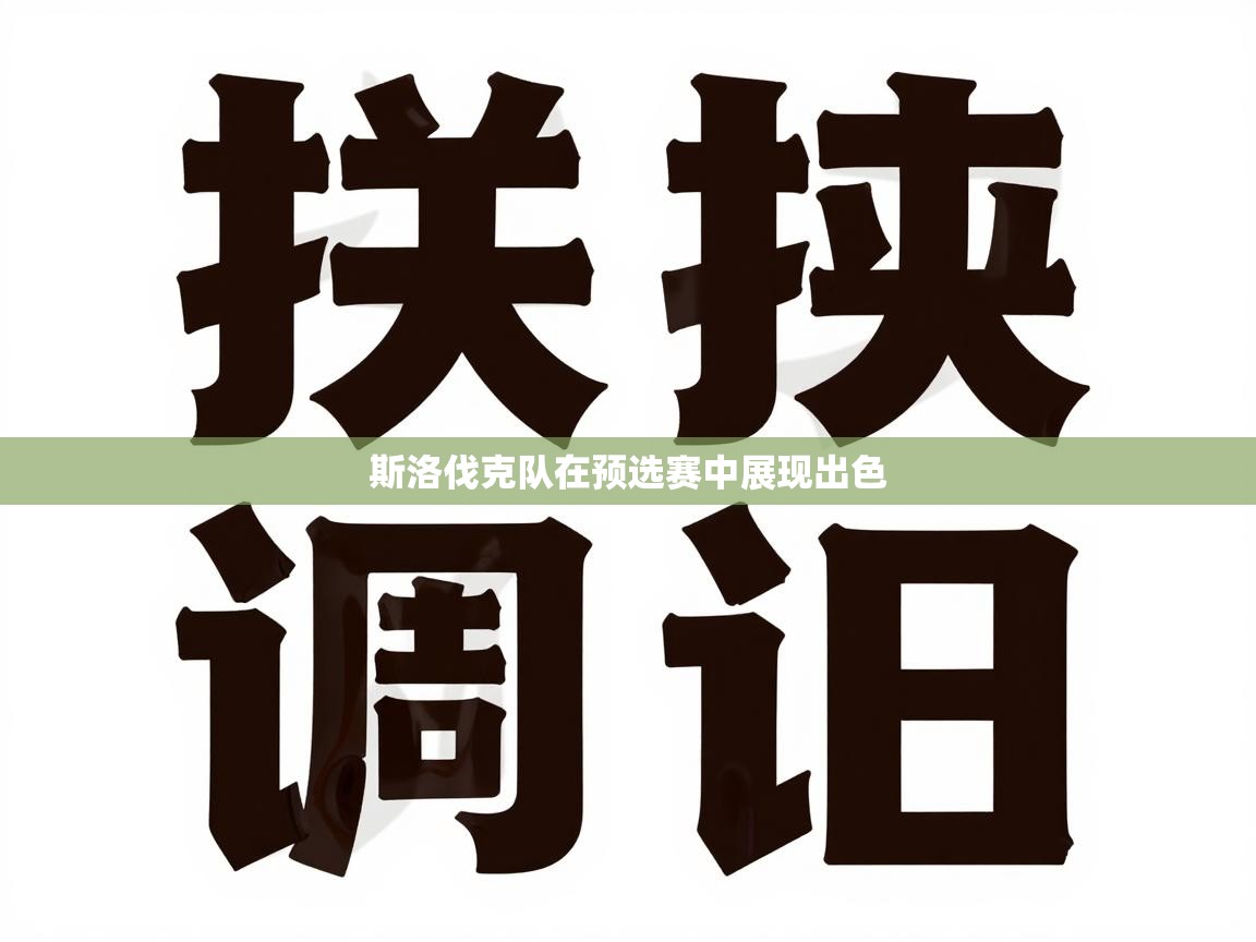 斯洛伐克队在预选赛中展现出色 第2张